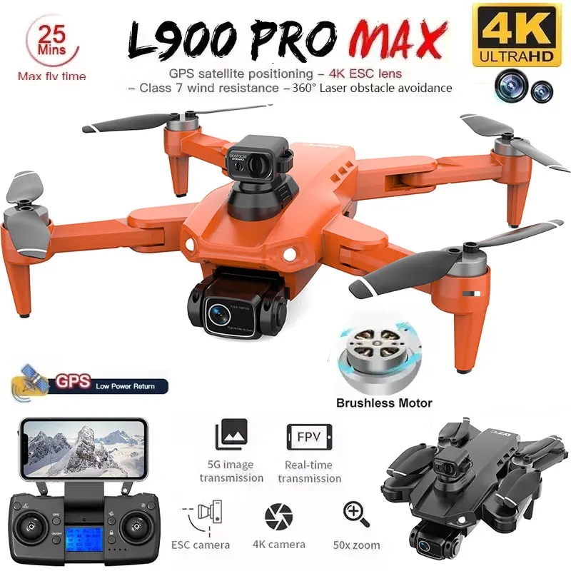 Drone Mapping - L900 Pro MAX GPS โดรน 4K