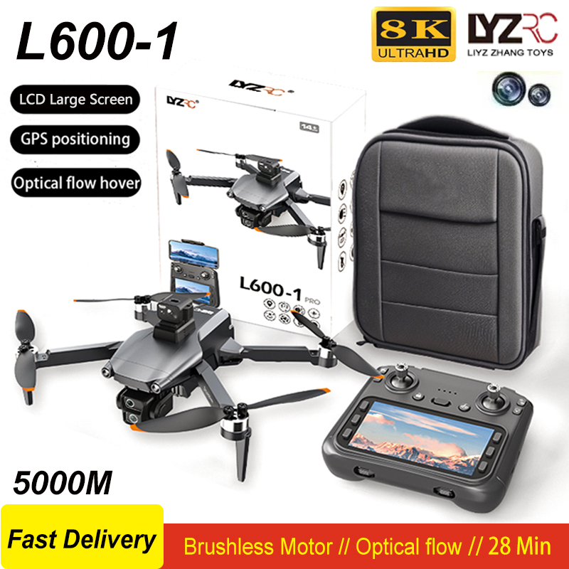 Drone Thermal Imaging - ใหม่ L600-1 GPS Drone Professional 8K