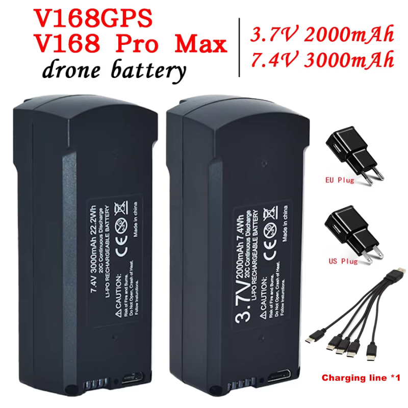 GPS V198 7.4V 3000mAh แบตเตอรี - Drone Mapping บทวิจารณ์และราคา